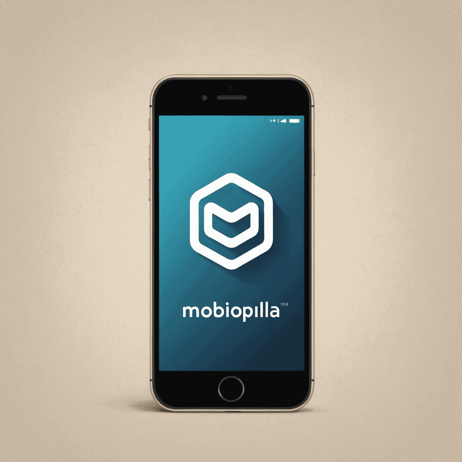 mobipola logo - stylized text with a mobile phone icon