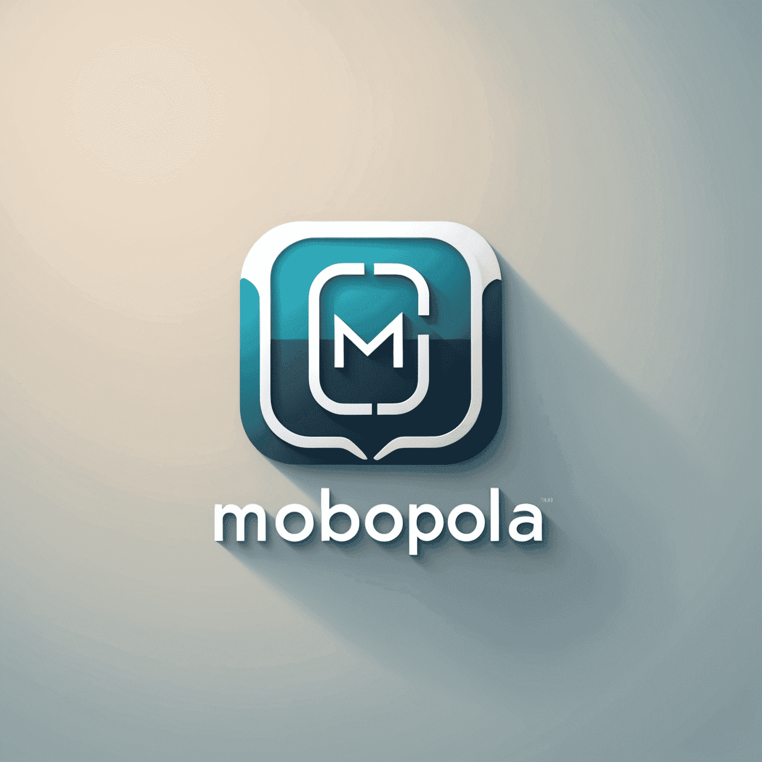 mobipola logo - stylized text with a mobile phone icon